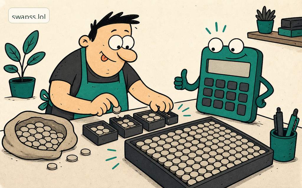 Store crypto amounts as integer minor units