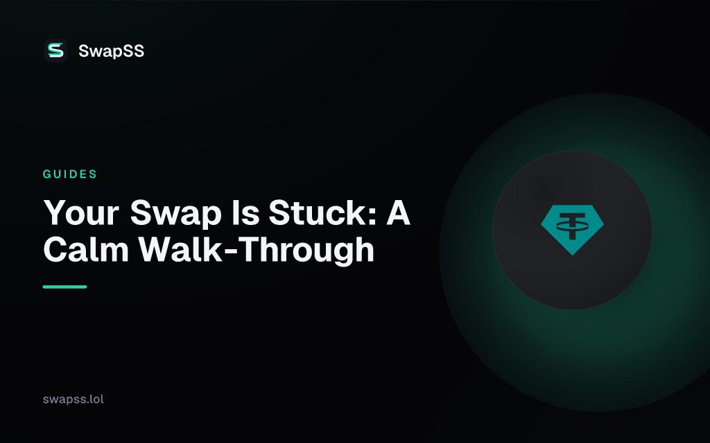 Your Swap Is Stuck: A Calm Walk-Through